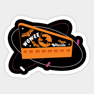 Retro Halloween wax candy whistle Sticker